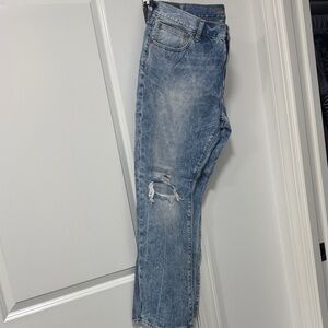 American Eagle Outfitters Light Blue Relaxed Jeans